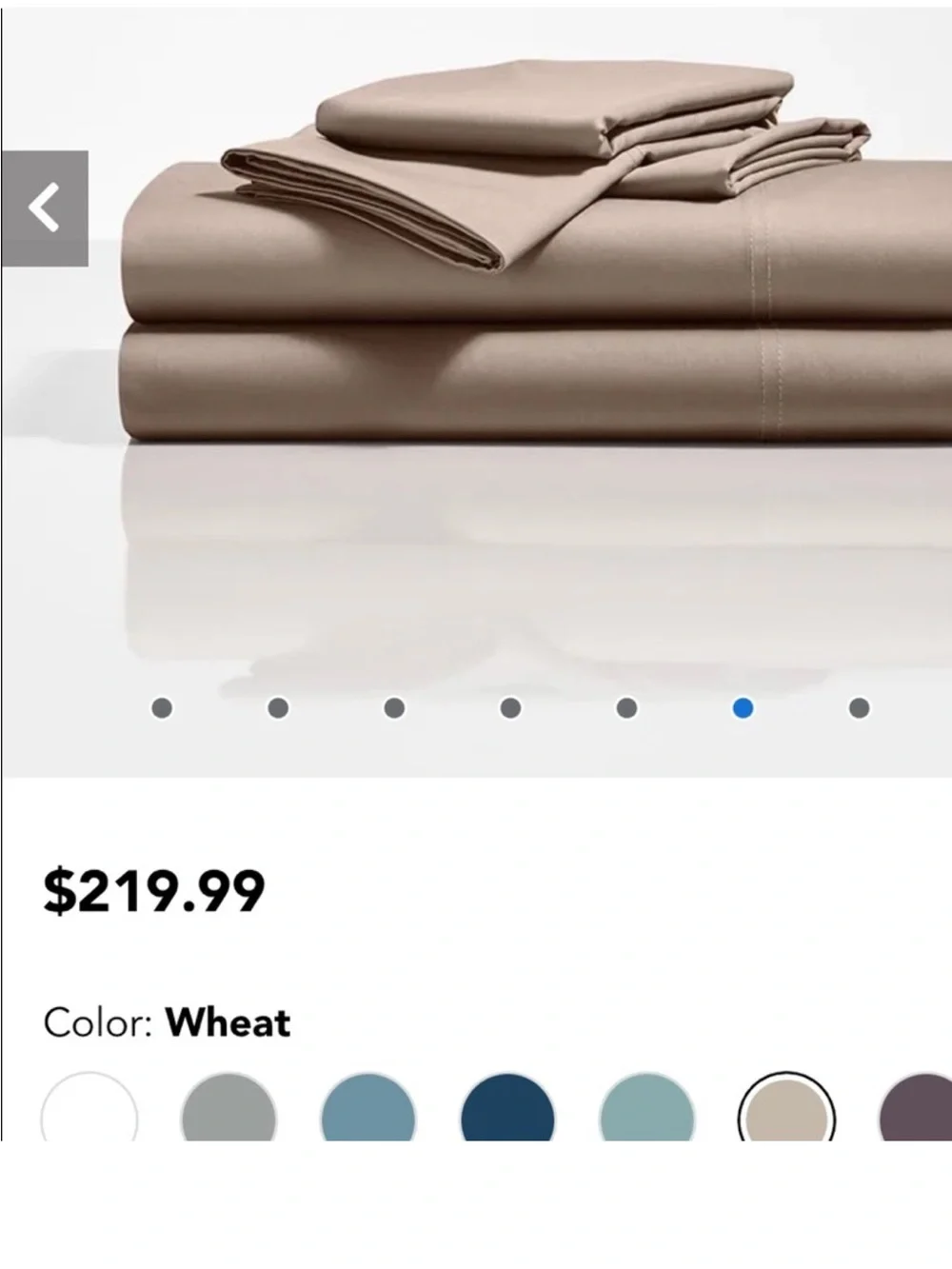 Sleep Number NEW Cotton Split King Sheet Set Wheat